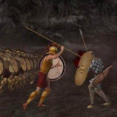 The battle of Thermopylae